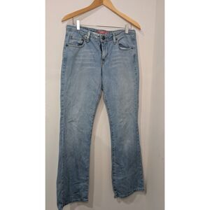Levi's Y2K Vintage Super Low Boot Cut 518 Jeans‎ Light Wash Denim Size 9 L